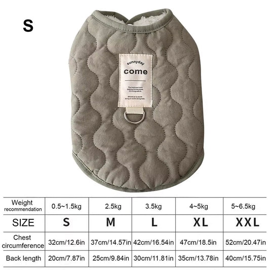 SnuggleShield Winter Coat – Warmth Meets Walk-Ready Convenience for Small Dogs & Cats